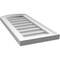 Ekena Millwork Arch Top Surface Mount PVC Gable Vent: Functional, w/ 2"W x 1-1/2"P Brickmould Frame, 12"W x 26"H GVPAR12X2602SF - alternate 4
